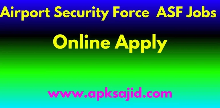 Airport Security Force Jobs 2024 Online Apply