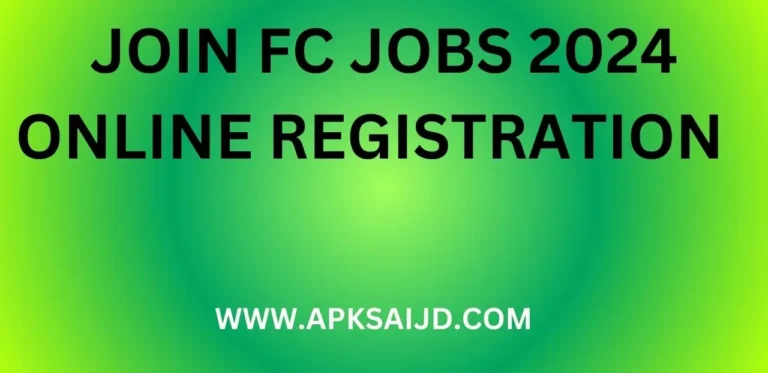 Join FC Jobs 2024 online registration slip