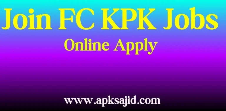 Join FC KPK Jobs 2024 Online Apply