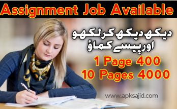 Assignment Writing Jobs